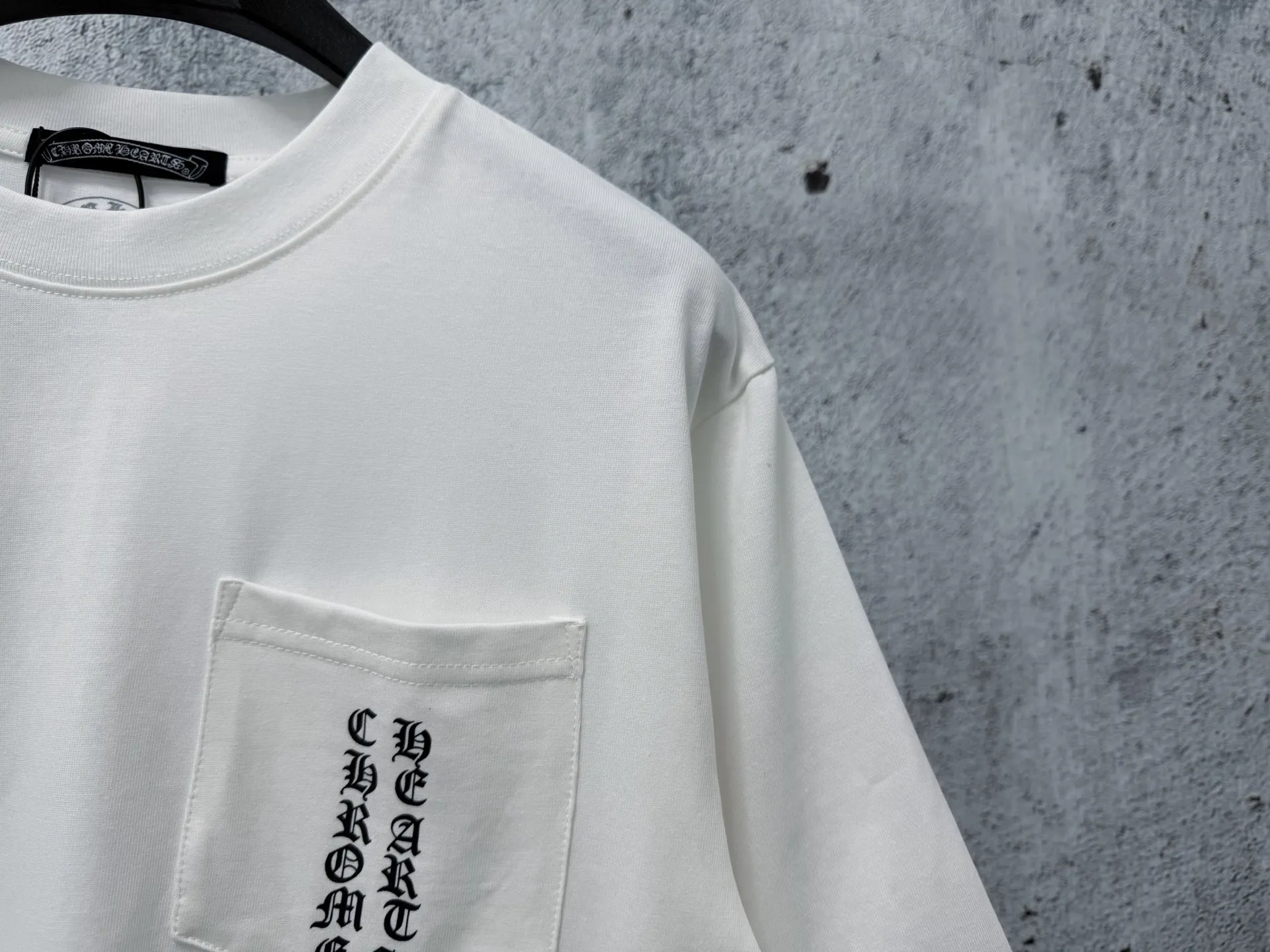 【Chrome Hearts】 25ss T Same Style T Versatile : Black White Size：S-XL